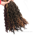 Ombre Nu Faux Locs Ombre Crochet Extension de Cheveux